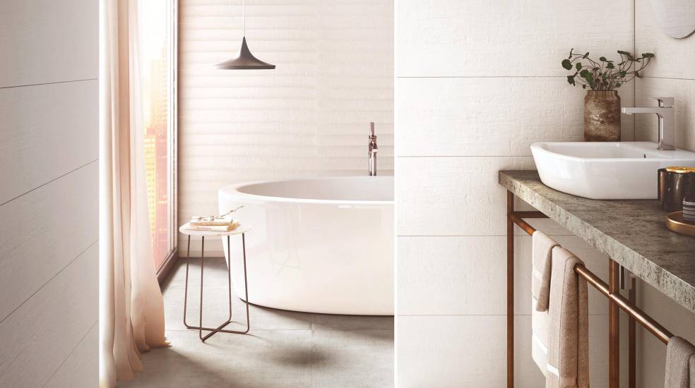 Tres estilos para baños pequeños con ducha │ Roca Life